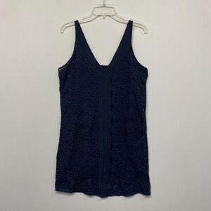 NWT Abercrombie & Fitch Women Sleeveless Mini Dress Size Large Blue B337 -9